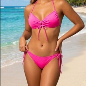 Traje de baño color fucsia talla S